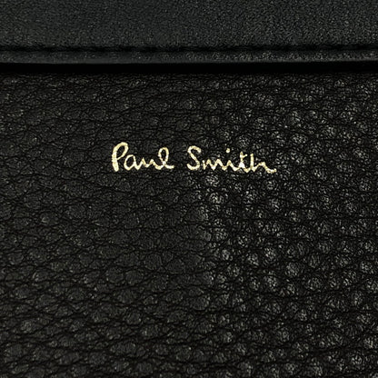 【中古品】【メンズ/レディース】 Paul Smith ポール・スミス LEATHER SHOULDER BAG レザー ショルダーバッグ カバン 188-251019-ks-01-tei サイズ：不明 カラー：ブラック 万代Net店