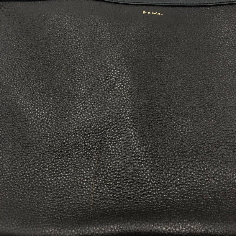 【中古品】【メンズ/レディース】 Paul Smith ポール・スミス LEATHER SHOULDER BAG レザー ショルダーバッグ カバン 188-251019-ks-01-tei サイズ：不明 カラー：ブラック 万代Net店