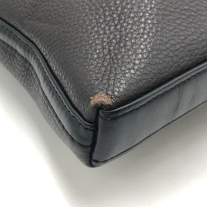 【中古品】【メンズ/レディース】 Paul Smith ポール・スミス LEATHER SHOULDER BAG レザー ショルダーバッグ カバン 188-251019-ks-01-tei サイズ：不明 カラー：ブラック 万代Net店