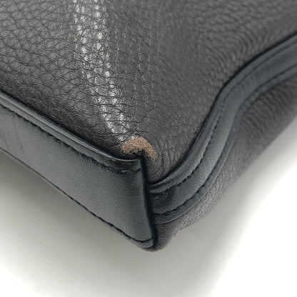 【中古品】【メンズ/レディース】 Paul Smith ポール・スミス LEATHER SHOULDER BAG レザー ショルダーバッグ カバン 188-251019-ks-01-tei サイズ：不明 カラー：ブラック 万代Net店