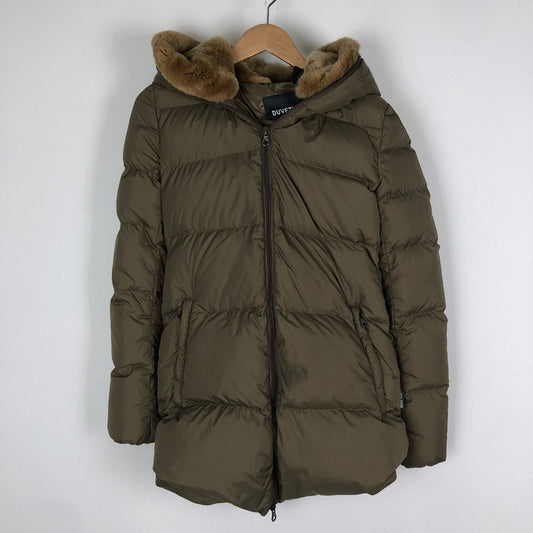 【中古品】【レディース】 DUVETICA デュベティカ ARWEN DOWN COAT 202-D0414050N00-11620-RW アルウェン ダウンコート アウター 141-251015-yo-02-tei サイズ：40 カラー：カーキ 万代Net店