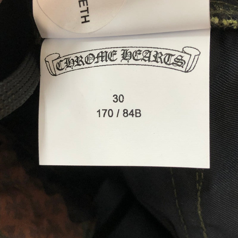 【中古品】【メンズ】 CHROME HEARTS クロムハーツ SURF BRITHCHES CH PLUS CAMOFLAGE NYLON SWIM SHROT サーフ ブリーチズ CHプラス カモフラージュ ナイロン スイムショーツ ハーフパンツ ボトムス 190-251013-ks-30-tei サイズ：30 カラー：カモ柄 万代Net店