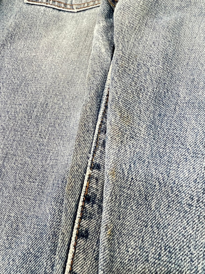 【現状渡し品】【メンズ】 LEVI'S リーバイス 90's DENIM PANTS 502-XX 90年代 デニムパンツ ボトムス ジーンズ 日本製復刻 ボタン裏刻印 J22 156-260830-kk-01-hon サイズ：32 カラー：ライトインディゴ 万代Net店