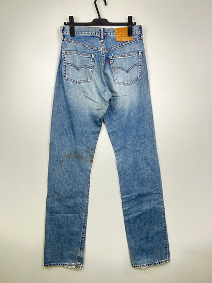 【現状渡し品】【メンズ】 LEVI'S リーバイス 90's DENIM PANTS 502-XX 90年代 デニムパンツ ボトムス ジーンズ 日本製復刻 ボタン裏刻印 J22 156-260830-kk-01-hon サイズ：32 カラー：ライトインディゴ 万代Net店
