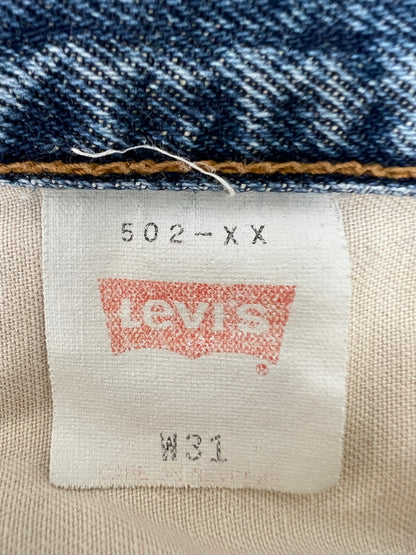 【現状渡し品】【メンズ】 LEVI'S リーバイス 90's DENIM PANTS 502-XX 90年代 デニムパンツ ボトムス ジーンズ 日本製復刻 ボタン裏刻印 J22 156-260830-kk-01-hon サイズ：32 カラー：ライトインディゴ 万代Net店