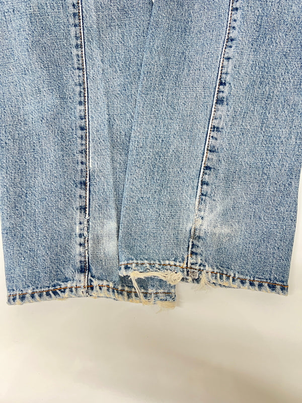 【現状渡し品】【メンズ】 LEVI'S リーバイス 90's DENIM PANTS 502-XX 90年代 デニムパンツ ボトムス ジーンズ 日本製復刻 ボタン裏刻印 J22 156-260830-kk-01-hon サイズ：32 カラー：ライトインディゴ 万代Net店