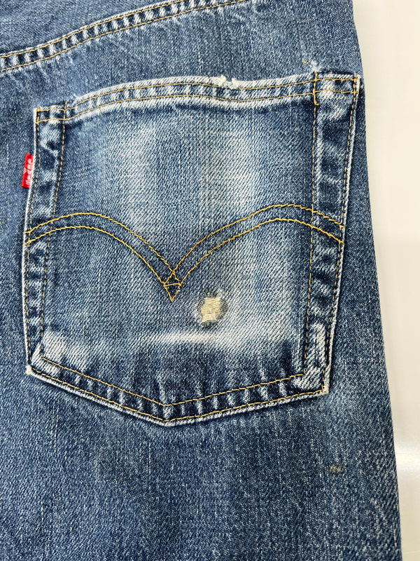 【現状渡し品】【メンズ】 LEVI'S リーバイス 90's DENIM PANTS 503B-XX 90年代 デニムパンツ ボトムス ジーンズ 日本製復刻 ボタン裏刻印 J22 156-260830-kk-02-hon サイズ：31 カラー：ライトインディゴ 万代Net店