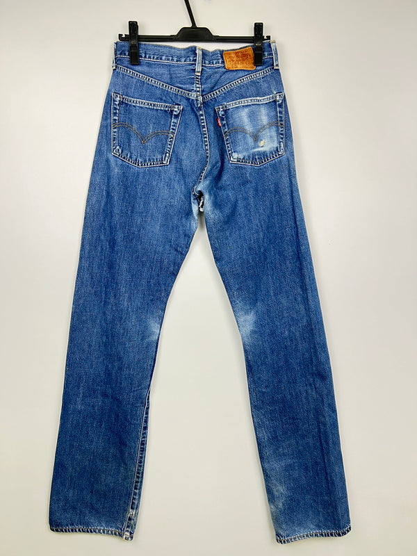 【現状渡し品】【メンズ】 LEVI'S リーバイス 90's DENIM PANTS 503B-XX 90年代 デニムパンツ ボトムス ジーンズ 日本製復刻 ボタン裏刻印 J22 156-260830-kk-02-hon サイズ：31 カラー：ライトインディゴ 万代Net店