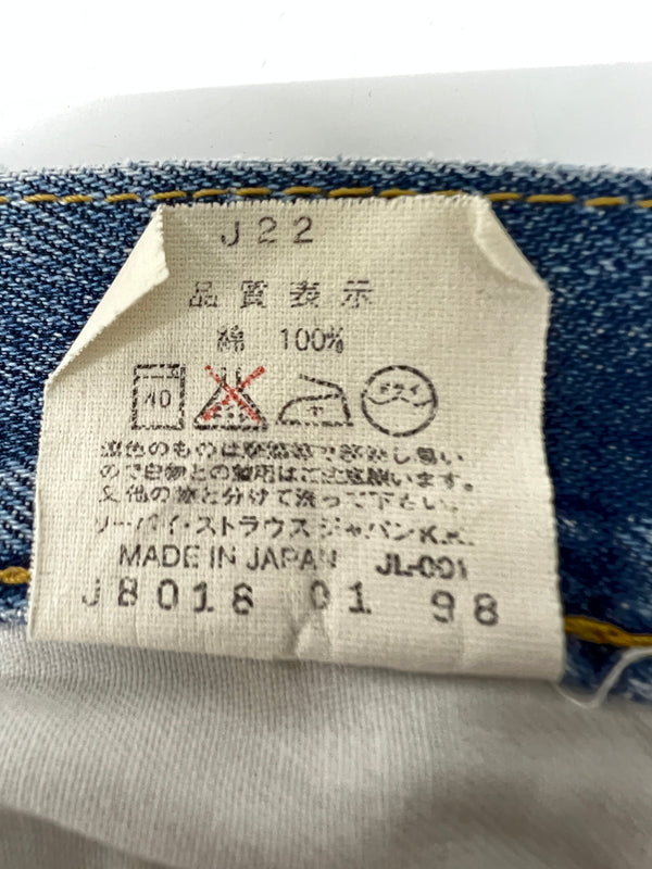 【現状渡し品】【メンズ】 LEVI'S リーバイス 90's DENIM PANTS 503B-XX 90年代 デニムパンツ ボトムス ジーンズ 日本製復刻 ボタン裏刻印 J22 156-260830-kk-02-hon サイズ：31 カラー：ライトインディゴ 万代Net店