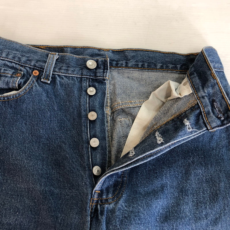 【中古品】【メンズ】 Levi's リーバイス 90's 501 DENIM PANTS 90年代 501 デニムパンツ ボトムス ジーンズ サンアンジェロ工場 USA製 ボタン裏 刻印552 156-251118-ts-20-tei サイズ：w31 カラー：インディゴ 万代Net店