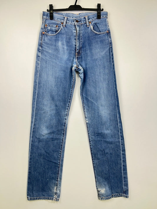 【現状渡し品】【メンズ】 LEVI'S リーバイス 90's DENIM PANTS 551Z-XX 90年代 デニムパンツ ボトムス ジーンズ 日本製復刻 ボタン裏刻印 J22 156-260830-kk-03-hon サイズ：31 カラー：ライトインディゴ 万代Net店