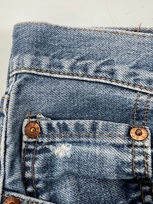 【現状渡し品】【メンズ】 LEVI'S リーバイス 90's DENIM PANTS 551Z-XX 90年代 デニムパンツ ボトムス ジーンズ 日本製復刻 ボタン裏刻印 J22 156-260830-kk-03-hon サイズ：31 カラー：ライトインディゴ 万代Net店
