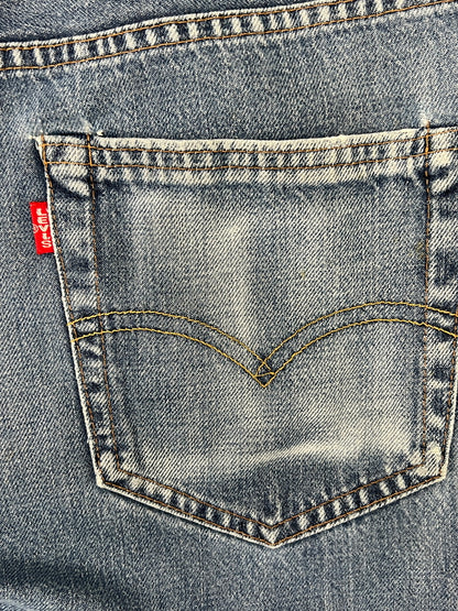 【現状渡し品】【メンズ】 LEVI'S リーバイス 90's DENIM PANTS 551Z-XX 90年代 デニムパンツ ボトムス ジーンズ 日本製復刻 ボタン裏刻印 J22 156-260830-kk-03-hon サイズ：31 カラー：ライトインディゴ 万代Net店