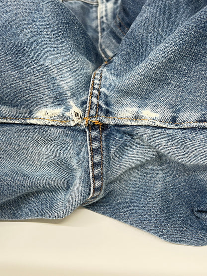 【現状渡し品】【メンズ】 LEVI'S リーバイス 90's DENIM PANTS 551Z-XX 90年代 デニムパンツ ボトムス ジーンズ 日本製復刻 ボタン裏刻印 J22 156-260830-kk-03-hon サイズ：31 カラー：ライトインディゴ 万代Net店