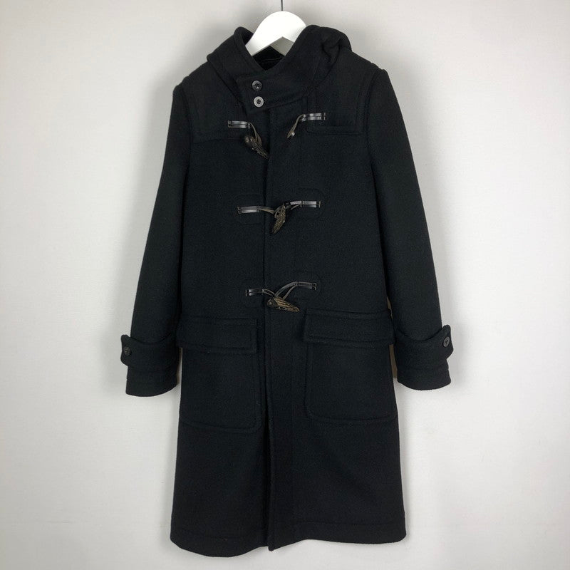 【中古品】【レディース】 HYKE ハイク WOOL DUFFLE COAT 172-17031 022 ウール ダッフルコート アウター 170-251013-ks-24-tei サイズ：1 カラー：ブラック 万代Net店