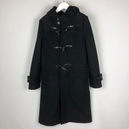 【中古品】【レディース】 HYKE ハイク WOOL DUFFLE COAT 172-17031 022 ウール ダッフルコート アウター 170-251013-ks-24-tei サイズ：1 カラー：ブラック 万代Net店