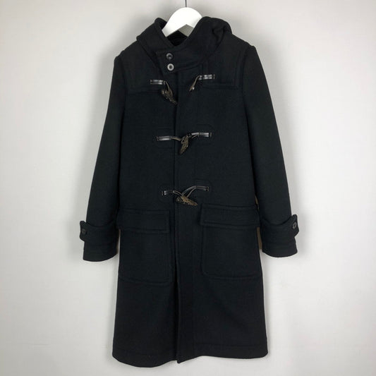 【中古品】【レディース】 HYKE ハイク WOOL DUFFLE COAT 172-17031 022 ウール ダッフルコート アウター 170-251013-ks-24-tei サイズ：1 カラー：ブラック 万代Net店