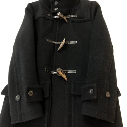 【中古品】【レディース】 HYKE ハイク WOOL DUFFLE COAT 172-17031 022 ウール ダッフルコート アウター 170-251013-ks-24-tei サイズ：1 カラー：ブラック 万代Net店