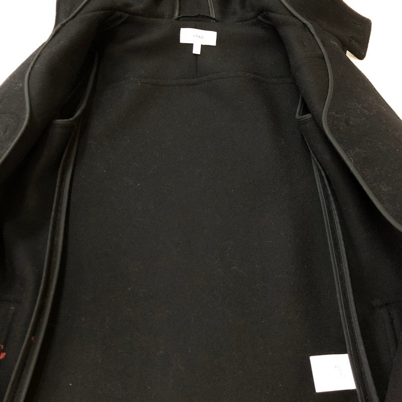 【中古品】【レディース】 HYKE ハイク WOOL DUFFLE COAT 172-17031 022 ウール ダッフルコート アウター 170-251013-ks-24-tei サイズ：1 カラー：ブラック 万代Net店