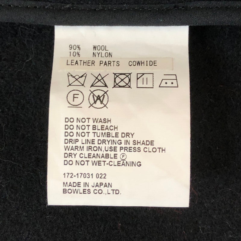 【中古品】【レディース】 HYKE ハイク WOOL DUFFLE COAT 172-17031 022 ウール ダッフルコート アウター 170-251013-ks-24-tei サイズ：1 カラー：ブラック 万代Net店