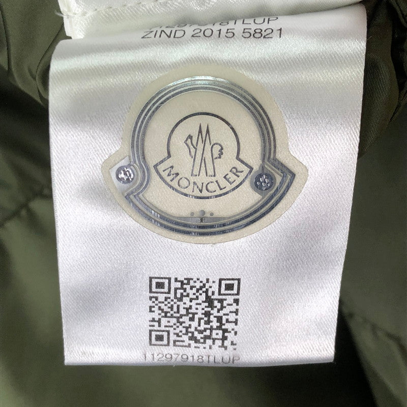 【中古品】【レディース】 MONCLER モンクレール LIMBERT NYLON ZIP UP PARKA B10934609805 リンバード ナイロン ジップアップ パーカー ライトアウター 141-251013-ks-22-tei カラー：カーキ 万代Net店
