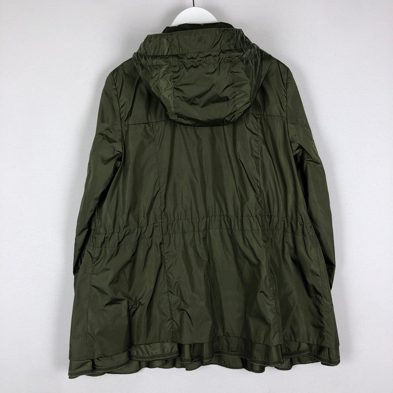 【中古品】【レディース】 MONCLER モンクレール LIMBERT NYLON ZIP UP PARKA B10934609805 リンバード ナイロン ジップアップ パーカー ライトアウター 141-251013-ks-22-tei カラー：カーキ 万代Net店