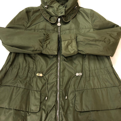 【中古品】【レディース】 MONCLER モンクレール LIMBERT NYLON ZIP UP PARKA B10934609805 リンバード ナイロン ジップアップ パーカー ライトアウター 141-251013-ks-22-tei カラー：カーキ 万代Net店