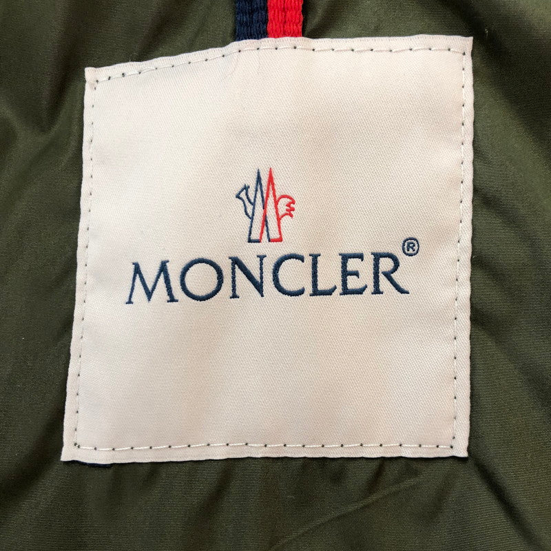 【中古品】【レディース】 MONCLER モンクレール LIMBERT NYLON ZIP UP PARKA B10934609805 リンバード ナイロン ジップアップ パーカー ライトアウター 141-251013-ks-22-tei カラー：カーキ 万代Net店