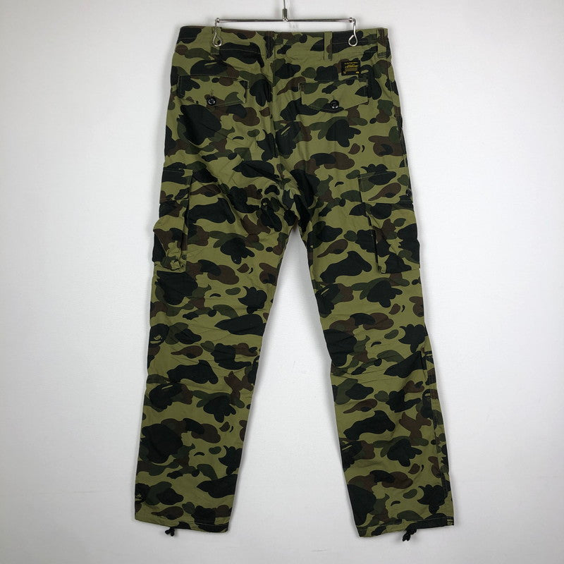 【中古品】【メンズ】 A BATHING APE アベイシングエイプ 1ST CAMO CARGO PANTS 001PTH801017M ファーストカモ カーゴ パンツ ボトムス 153-251013-ks-26-fuz サイズ：L カラー：カモ柄 万代Net店