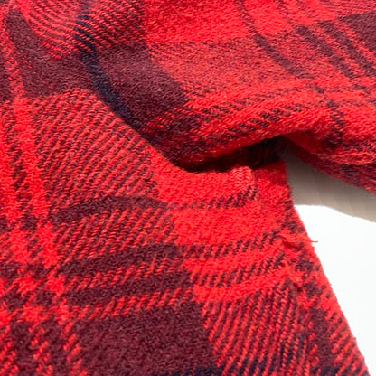 【中古品】【メンズ】 PERMANENT UNION パーマネント ユニオン CHECK FLANNEL SHIRT チェック フランネル シャツ 長袖 トップス 144-260813-sa-11-tei サイズ：S カラー：レッド 万代Net店