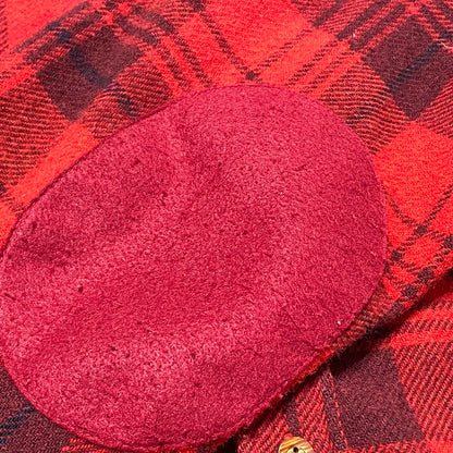 【中古品】【メンズ】 PERMANENT UNION パーマネント ユニオン CHECK FLANNEL SHIRT チェック フランネル シャツ 長袖 トップス 144-260813-sa-11-tei サイズ：S カラー：レッド 万代Net店