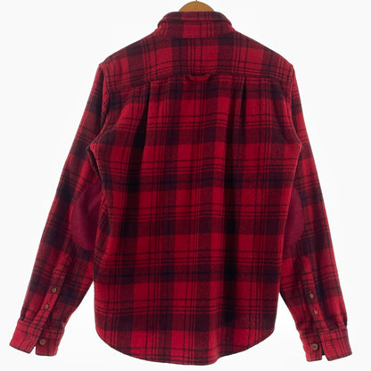 【中古品】【メンズ】 PERMANENT UNION パーマネント ユニオン CHECK FLANNEL SHIRT チェック フランネル シャツ 長袖 トップス 144-260813-sa-11-tei サイズ：S カラー：レッド 万代Net店