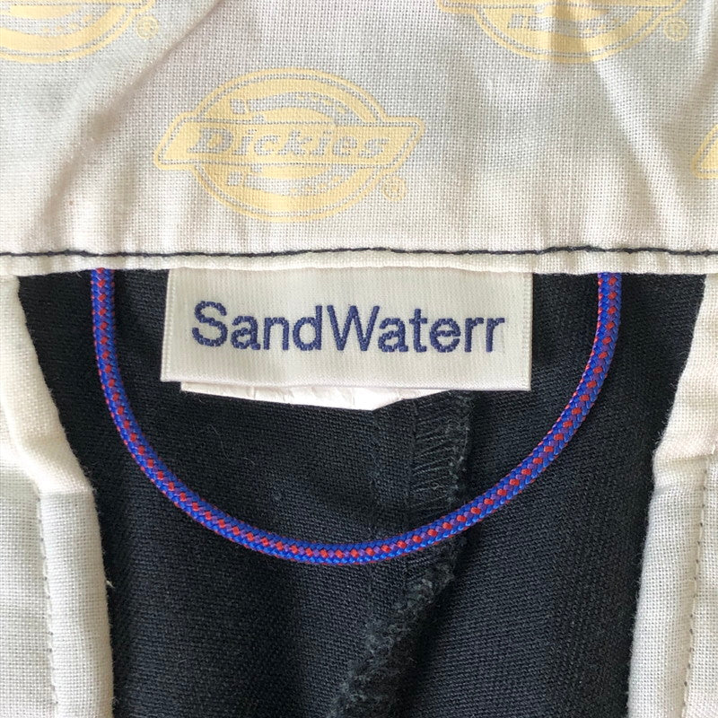 【中古品】【メンズ】 SANDWATERR サンドウォーター × DICKIES ディッキーズ 別注 コラボ 25SS ORGANIZED WORK PANTS TC TWILL SW-P0403 オーガナイズ ワークパンツ ボトムス 151-251018-ts-18-tei サイズ：3 カラー：ブラック 万代Net店