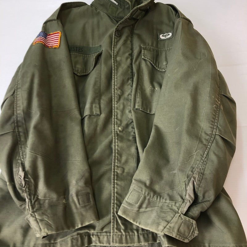 【現状渡し品】【メンズ】 US ARMY ユーエスアーミー M-65 FIELD MILITARY JACKET M-65 フィールド ミリタリー ジャケット アウター 145-251018-ts-16-tei サイズ：不明 カラー：カーキ 万代Net店
