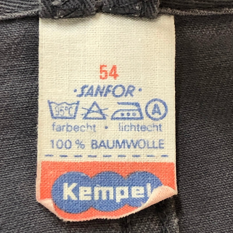 【現状渡し品】【メンズ】 KEMPEL ケンペル 70's COVERALL VINTAGE 70年代 カバーオール ヴィンテージ 145-251022-yo-12-tei サイズ：54 カラー：グレー 万代Net店