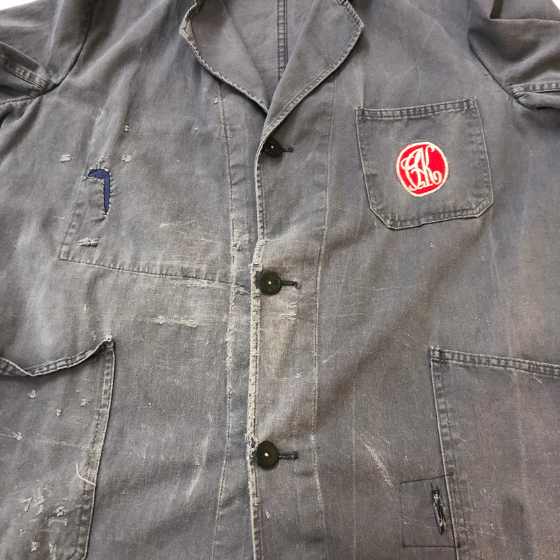 【現状渡し品】【メンズ】 KEMPEL ケンペル 70's COVERALL VINTAGE 70年代 カバーオール ヴィンテージ 145-251022-yo-12-tei サイズ：54 カラー：グレー 万代Net店