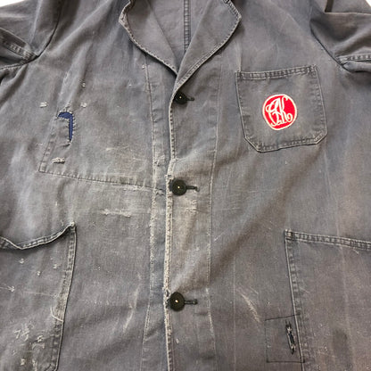 【現状渡し品】【メンズ】 KEMPEL ケンペル 70's COVERALL VINTAGE 70年代 カバーオール ヴィンテージ 145-251022-yo-12-tei サイズ：54 カラー：グレー 万代Net店