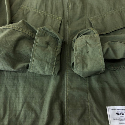 【中古品】【メンズ】 WAWW ワウ AJ MILITARY JACKET アメイジングジロー ミリタリージャケット ライトアウター 140-251120-yy-02-tei サイズ：L カラー：カーキ 万代Net店