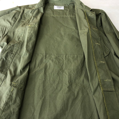 【中古品】【メンズ】 WAWW ワウ AJ MILITARY JACKET アメイジングジロー ミリタリージャケット ライトアウター 140-251120-yy-02-tei サイズ：L カラー：カーキ 万代Net店