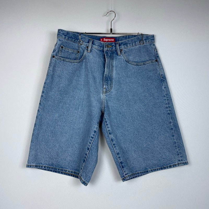 【中古品】【メンズ】 Supreme シュプリーム 25SS BAGGY DENIM SHORT PANT バギー デニム ショートパンツ ボトムス ハーフパンツ ジーンズ 149-251225-ko-12-tei サイズ：34 カラー：インディゴ 万代Net店