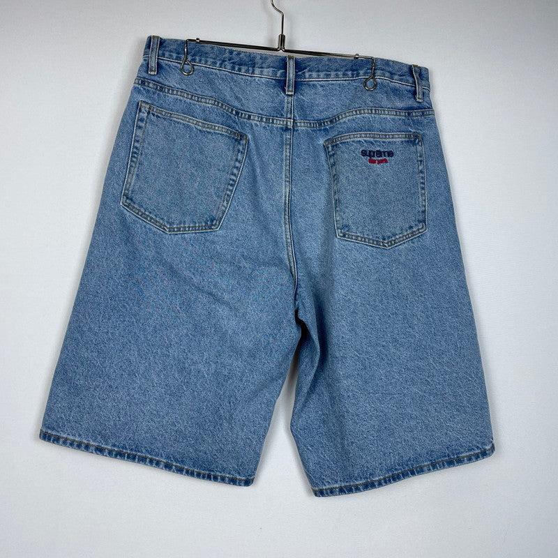 【中古品】【メンズ】 Supreme シュプリーム 25SS BAGGY DENIM SHORT PANT バギー デニム ショートパンツ ボトムス ハーフパンツ ジーンズ 149-251225-ko-12-tei サイズ：34 カラー：インディゴ 万代Net店