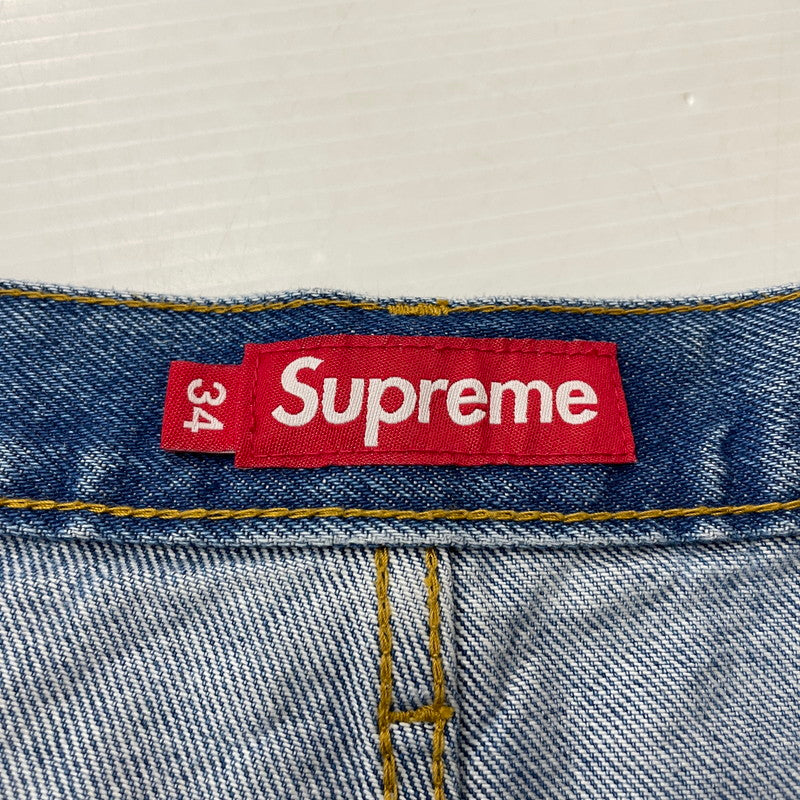 【中古品】【メンズ】 Supreme シュプリーム 25SS BAGGY DENIM SHORT PANT バギー デニム ショートパンツ ボトムス ハーフパンツ ジーンズ 149-251225-ko-12-tei サイズ：34 カラー：インディゴ 万代Net店