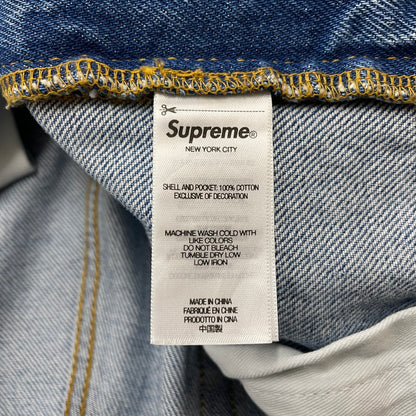 【中古品】【メンズ】 Supreme シュプリーム 25SS BAGGY DENIM SHORT PANT バギー デニム ショートパンツ ボトムス ハーフパンツ ジーンズ 149-251225-ko-12-tei サイズ：34 カラー：インディゴ 万代Net店