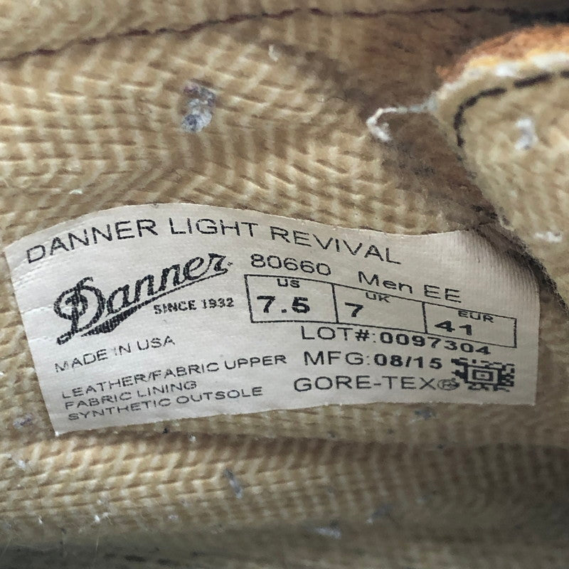 【現状渡し品】【メンズ】 Danner ダナー DANNER LIGHT REVIVAL 80660 ダナー ライト リバイバル ブーツ 靴 USA製 164-251019-ks-07-tei カラー：ベージュ 万代Net店