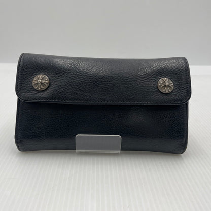 【中古品】【メンズ】 CHROME HEARTS クロムハーツ WAVE CROSS BALL ウェーブ クロス ボール 財布 190-261027-yo-36-teih カラー：ブラック 万代Net店