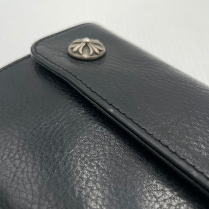 【中古品】【メンズ】 CHROME HEARTS クロムハーツ WAVE CROSS BALL ウェーブ クロス ボール 財布 190-261027-yo-36-teih カラー：ブラック 万代Net店