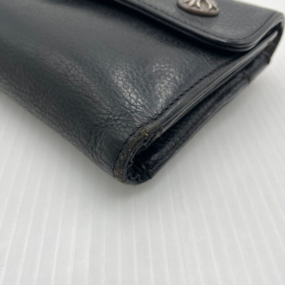 【中古品】【メンズ】 CHROME HEARTS クロムハーツ WAVE CROSS BALL ウェーブ クロス ボール 財布 190-261027-yo-36-teih カラー：ブラック 万代Net店
