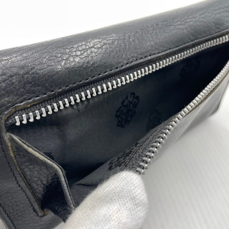 【中古品】【メンズ】 CHROME HEARTS クロムハーツ WAVE CROSS BALL ウェーブ クロス ボール 財布 190-261027-yo-36-teih カラー：ブラック 万代Net店