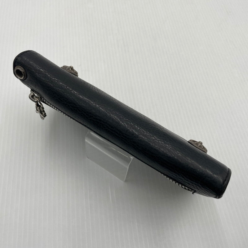 【中古品】【メンズ】 CHROME HEARTS クロムハーツ WAVE CROSS BALL ウェーブ クロス ボール 財布 190-261027-yo-36-teih カラー：ブラック 万代Net店