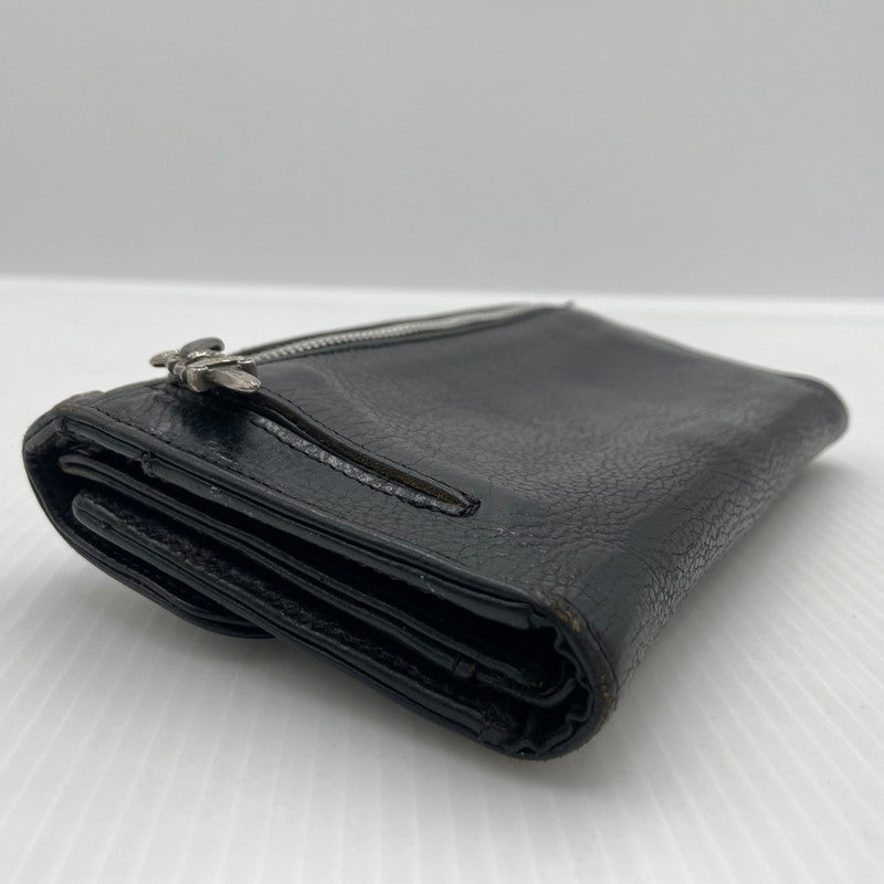 【中古品】【メンズ】 CHROME HEARTS クロムハーツ WAVE CROSS BALL ウェーブ クロス ボール 財布 190-261027-yo-36-teih カラー：ブラック 万代Net店